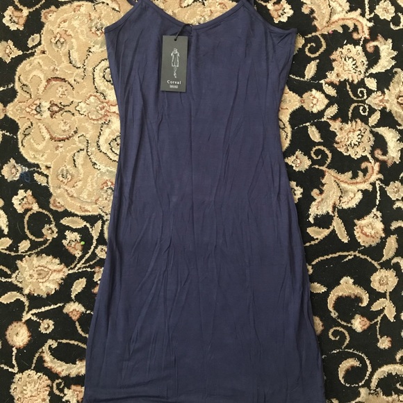 Dark blue Coreal Spaghetti strap dress - Picture 12 of 16